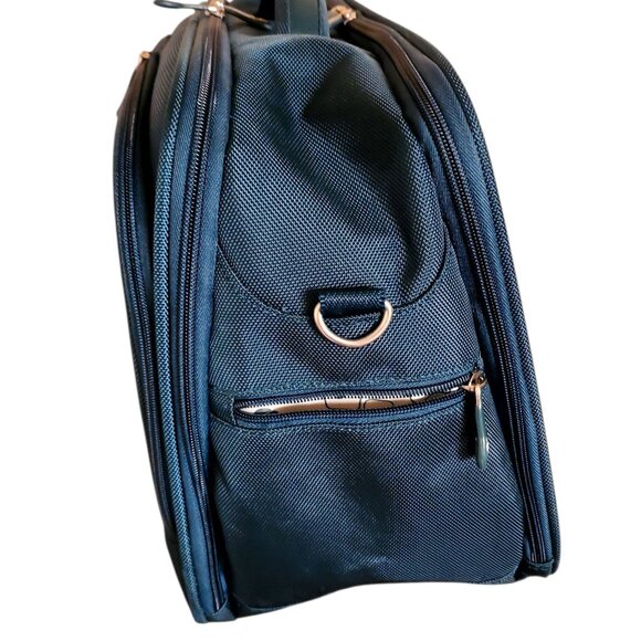 Samsonite Crossbody Bag Carry on Overnight Dk Green Unisex Travel - Picture 4 of 8